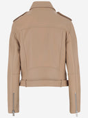 Pinko Leather Biker Jacket