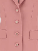 Dolce & Gabbana Single Breasted Sweet Jacket In Wool Crepe