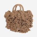 Ibeliv Straw Shoulder Bag With Ruffles