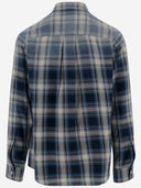 Camicia di cotone dsquared2 con motivo a controllo
