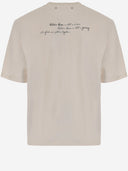 Golden Goose Cotton T Shirt With Print