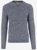 سترة Woolrich v الرقبة في مزيج الألبكة