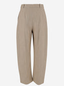 Pinko Stretch Viscose Blend Baggy Pants