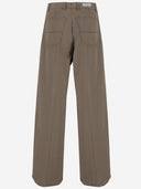 Pantaloni di seta in cotone tratto di berwich