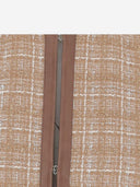 Pinko Cotton Blend Jacket With Check Pattern