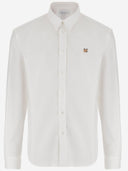 Maison Kitsune' Cotton Shirt With Logo