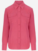 Camisa de seda de equipos