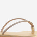 Kima Leather Sandals With Rhinestones