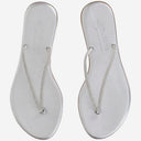 Kima Leather Sandals With Rhinestones