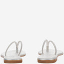 Kima Leather Sandals With Rhinestones