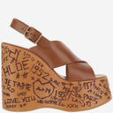 Chloè Maxime Wedge Sandals