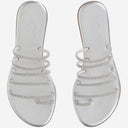 Kima lederen sandalen met strass