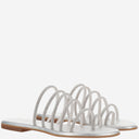 Kima lederen sandalen met strass