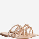 Kima Leather Sandals With Rhinestones