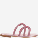 Kima lederen sandalen met strass