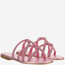 Kima lederen sandalen met strass