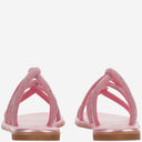 Kima lederen sandalen met strass