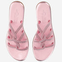 Kima lederen sandalen met strass