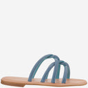 Sandales en cuir Kima avec strass