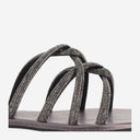 Sandales en cuir Kima avec strass