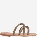 Sandales en cuir Kima avec strass