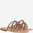 Sandales en cuir Kima avec strass