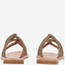Sandales en cuir Kima avec strass