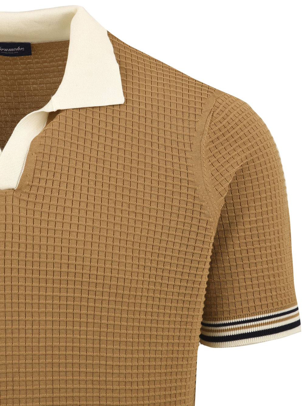 Drumohr t shirts en polos bruin