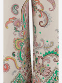 Etro Stretch Cotton Denim Jeans With Floral Pattern