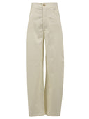 Crema di pantaloni di soffitta e fienile