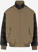 Comme des Garcons Linen Blend Khaki Bomber Kurtka