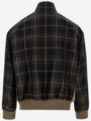 Comme des Garcons Linen Blend Khaki Bomber Kurtka