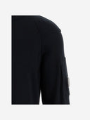 Cp Company Sea Island Cotton Sweatshirt With Logo
