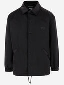 Y 3 Cotton Blend Gfx Coach Jacket