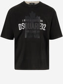 Dsquared2 Cotton T Shirt With Logo Print