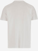 Black Score Cotton T Shirt With Print