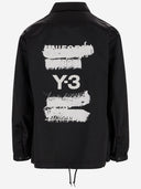 Y 3 Cotton Blend Gfx Coach Jacket