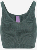 Farvemarked viskose blandet top