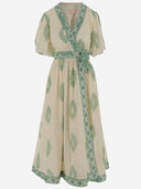 6 월 말린 코튼 미디 드레스를 불러