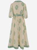 6 월 말린 코튼 미디 드레스를 불러