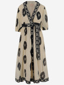 Ringer June Marlin Cotton Midi Dress