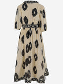 Ringer June Marlin Cotton Midi Dress