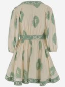 6 월 말린 코튼 미니 드레스에 전화