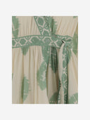 6 월 말린 코튼 미니 드레스에 전화