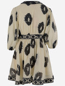 Llamar a June Marlin Cotton Mini Vestido