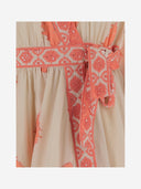 6 월 말린 코튼 미니 드레스에 전화