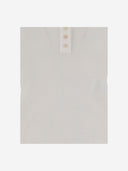 Salvatore Ferragamo Cotton Tank Top With Shaped Neckline