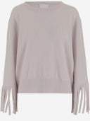 Allude Cashmere Sweater With Bangs