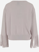 Allude Cashmere Sweater With Bangs