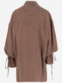 Camicia da gabardina oversize blumarine